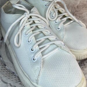 Women's White Canvas Sneakers